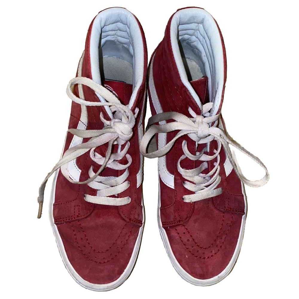 Vans SK8-Hi Reissue Sneakers Men's‎ 5.5 Ladies 7 Vintage Wine High Top